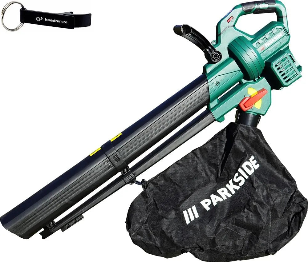Bladblazer, 40V, HEADNMORE Bundle, accu + sleutelhanger, bladzuiger bladblazer PLSBA 40 zonder accu +