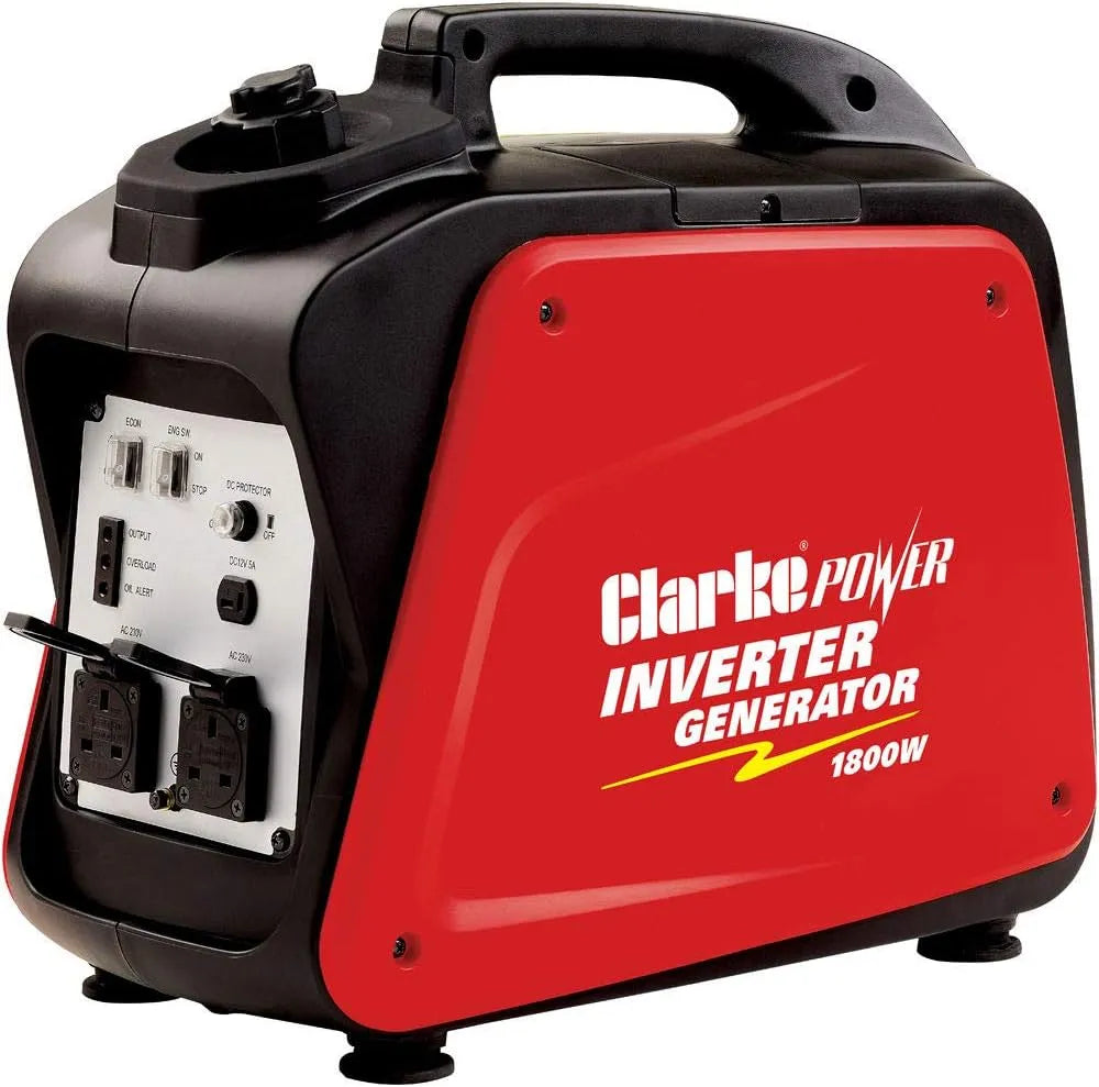 Clarke IG2000 omvormergenerator IG2000 met 230 V en 1800 W, AC