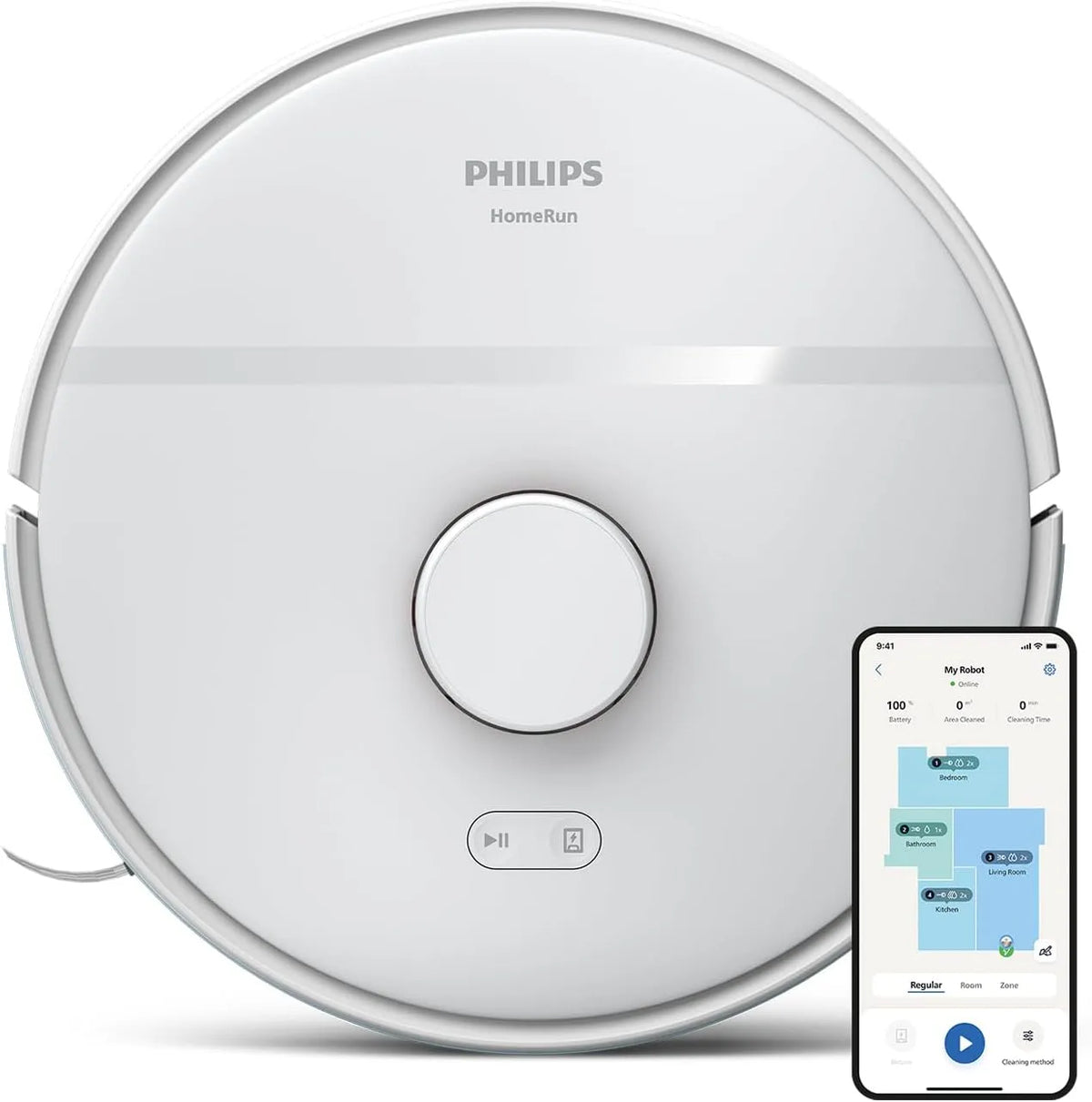 Robotstofzuiger, Philips, 2000-2700 Pa