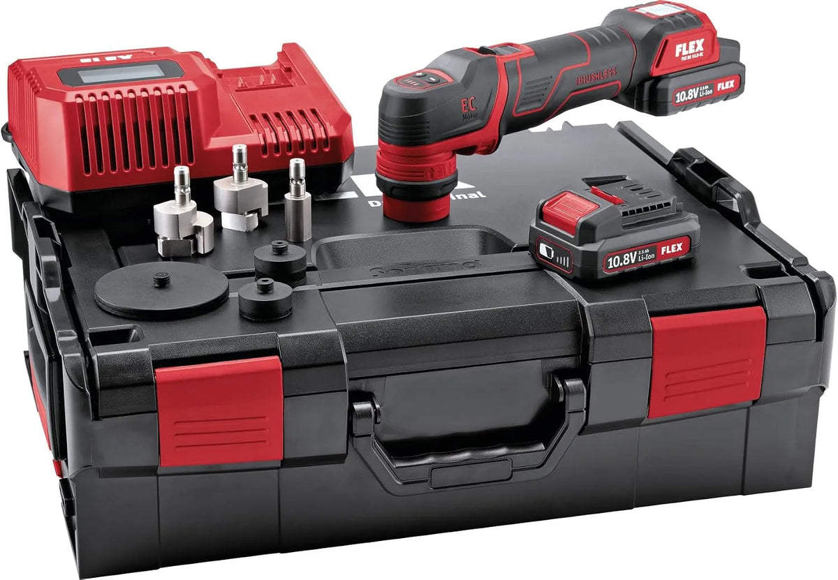 Polijstmachine EC/2.5 met 10,8 V, 12 mm en accessoires inbegrepen