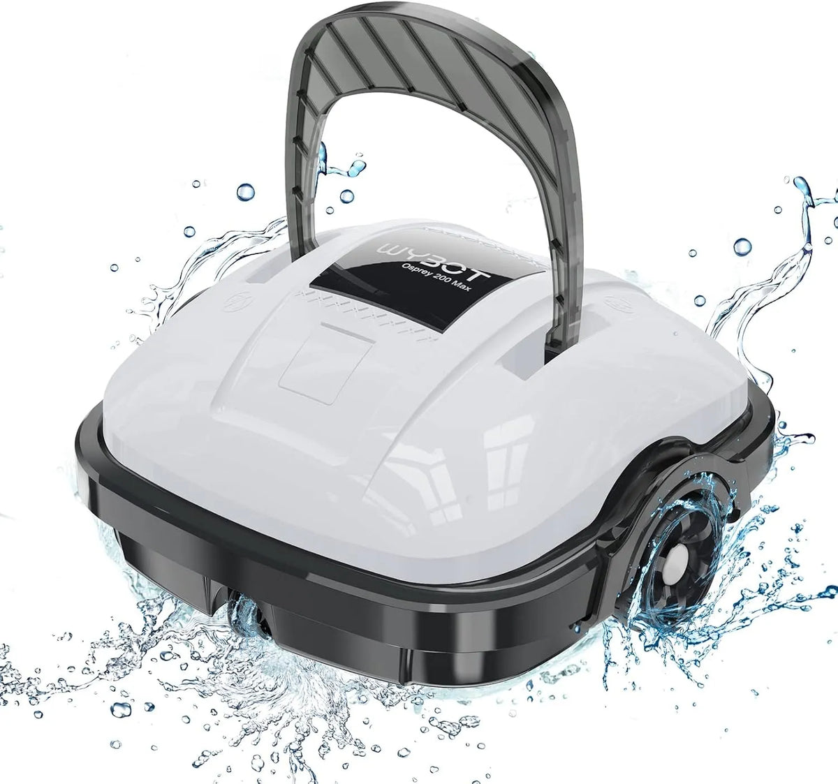 Zwembadreiniger, voor zwembaden op de grond en zwembaden met vlakke bodem, voor zwembaden op de grond en zwembaden met vlakke bodem, dubbele motor