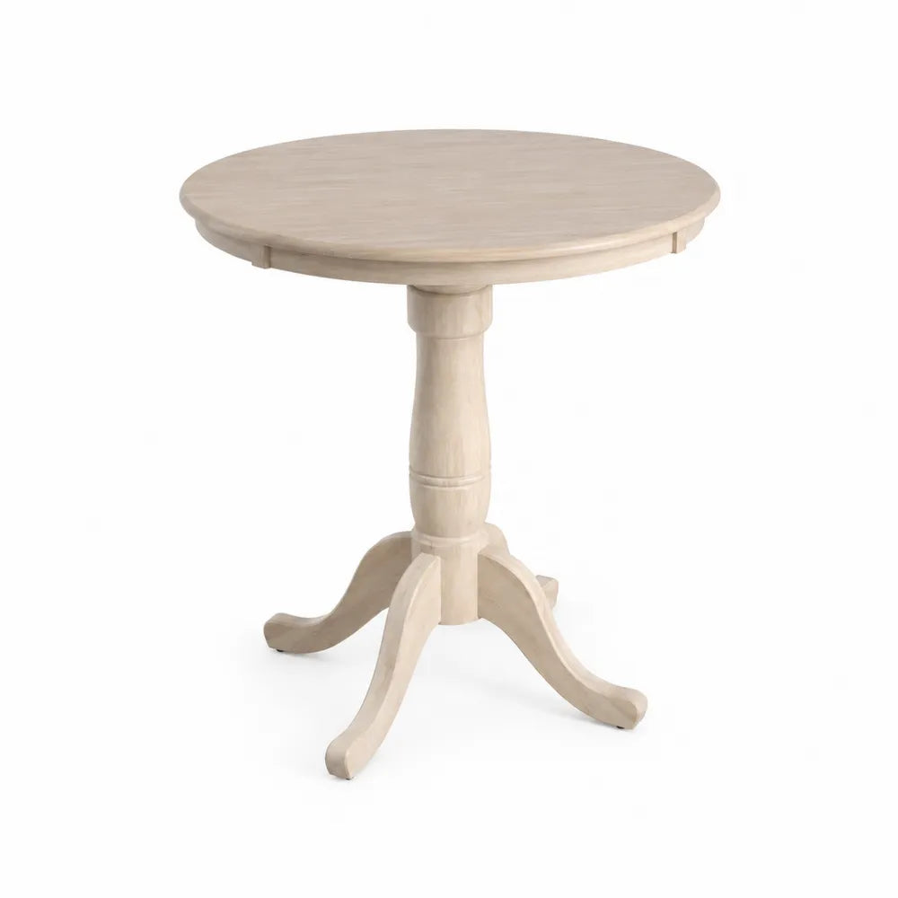 Runder Esstisch aus Kiefernholz 80 cm