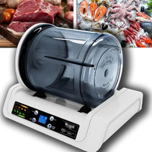 Machine met 7 l, 10 uur, timer, digitaal display, RVS en transparant