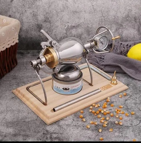 Popcorn Machine, 340 ml capaciteit voor lichte en knapperige snacks, dubbele drukklep voor thuisfeesten