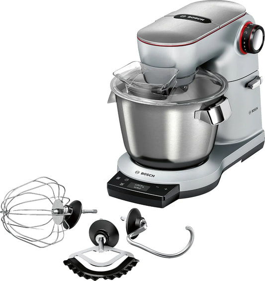 Keukenmachine Mum9Ax5S00 met 5,5 L, Timer en zilver, 1600 Watt