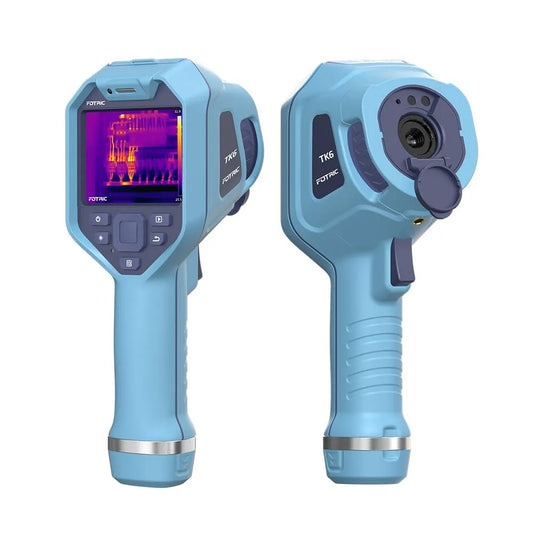 MP visuele camera, TK6 Handheld TK6, echte 384 x 288 IR-resolutie, 3,5 inch IPS-aanraakbediening, 5MP visuele camera, 20 °C tot 550 °C, handmatige