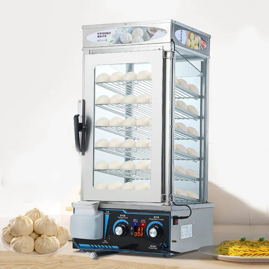Voedselstomer, CommerciëLe Broodjesstomer 6-Laags, 2200 W Elektrische Voedselstomer, 30-110 °C Temperatuurbereik + 0-120 Minuten Timing