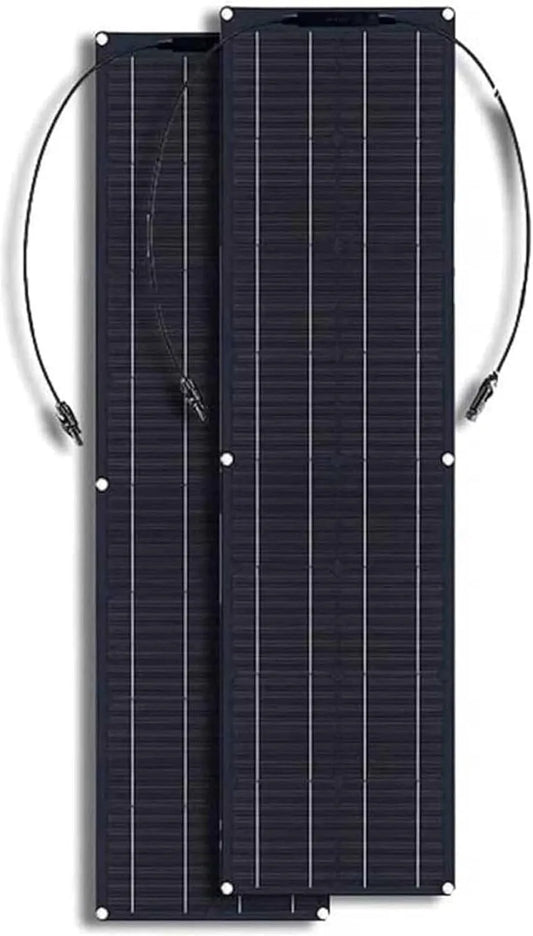 Zonnepaneel met 400 W, 40A, 2 X 200 W en zwart, 2 X 200 W Flexibel Zonnepaneel