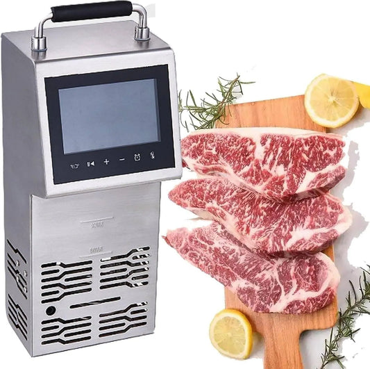 Sous Vide fornuis met onderdompelingscirculator met 2000 W, 160 x 196 x 419 mm, 80L, 5-99°C, 0,1°C, 99 uur, 220-240V en regelbare thermostaat