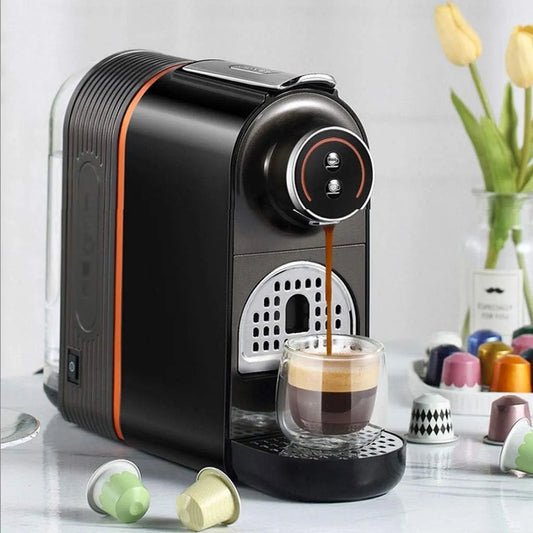 Espressomachine met 960 W, 500 ml, 20bar en waterreservoir, Capsule Koffiezetapparaat thuis Office Automatische Espresso