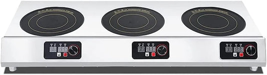Kookplaat met 3500 W, 220 V, regelbare thermostaat, RVS, aluminium en zwart