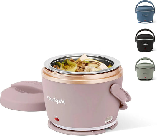 Crock-Pot met 20 ounce, verwarmde lunchbox, 2158951 lunchverwarmer, Crock-Pot en sfinxpink