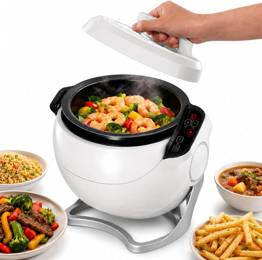 Keukenmachine, 2000 W, Soep En Rijst, 360° Rotatie,3 Verwarmingsstanden En 3 Snelheidsstanden, Roerbakken, Soep En Rijst