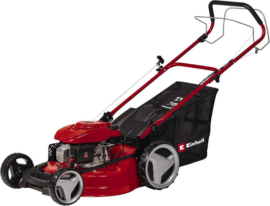 Einhell, Grasmaaier, 2,7 kW, 51 cm maaibreedte, 6-traps centrale maaihoogteverstelling, 4-takt motor, tot 1800 m2, uitschakelbare