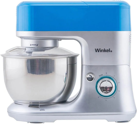 Keukenmachine RX80 met 650 W, 6 snelheden, RVS en blauw, 4 liter