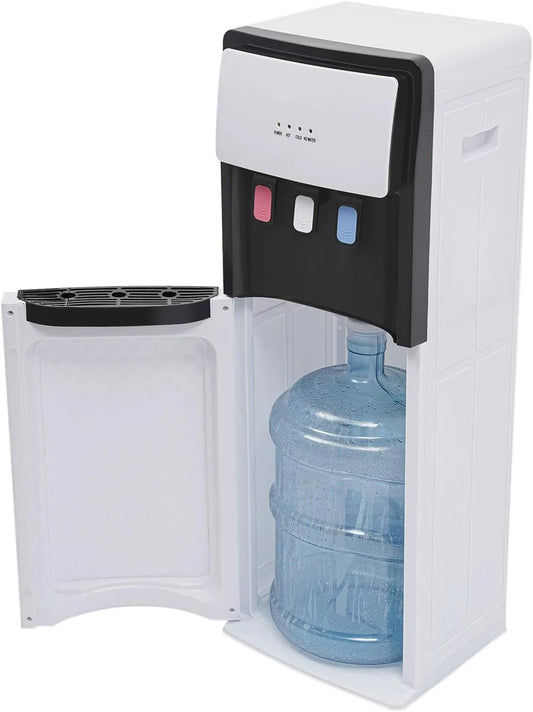 Waterdispenser, Staande in-1-functie, 85–95 °C, 3-in-1-functie voor koud, heetwaterdispenser 85, heet en lauwwarm water, geschikt voor kantoren, 550 W