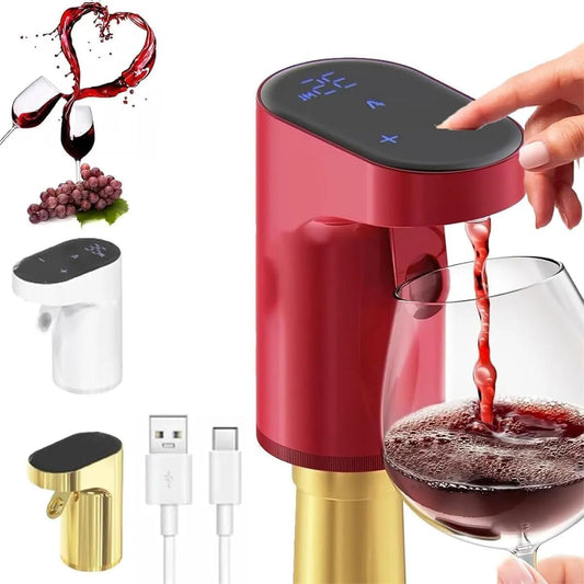 Drinkdispenser met RVS, zwart, wit, rood en goud, Drankdispenser