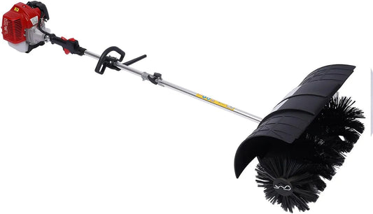 Elektrische veegmachine en Sneeuwblazer, Power Cleaning Sweeper Handd Gas, Benzine Elektrische Sneeuwblazer, Handmatige Veegmachine, Achterveger