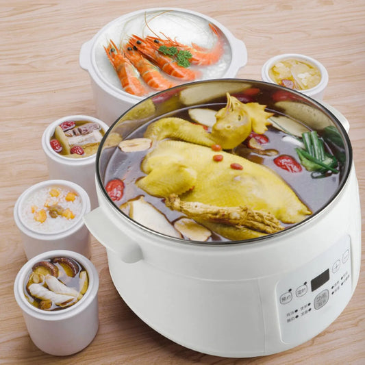 Slowcooker, Elektrische stoofpot 3,5 L keramische voering slowcooker