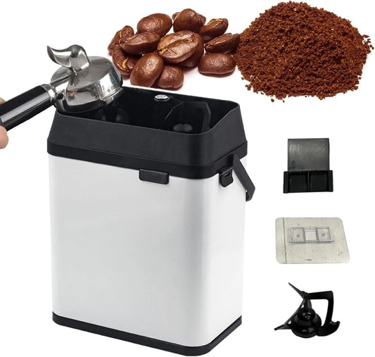 Tafel met 58 mm, RVS en mobiele uitvoering, Automatische Espresso-Portafilterreiniger