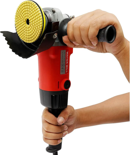 1400 W, Polijstmachine, voor auto polijsten en waxen, 6 instelbare snelheden, 800-8100/min, met handvat