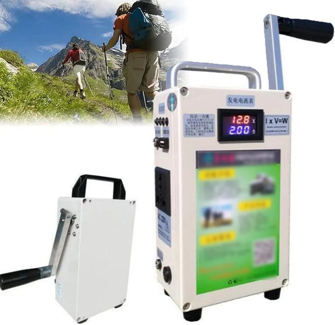 150 W handslingergenerator met 150 W en 5000 mAh, 5000 mAh lithiumbatterij met hoge capaciteit