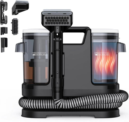 Waszuiger met 1400 W, 18 kPa, 600 W, 800 W, 10 seconden, 35-60 °C, 4 m2 en dubbel tanksysteem