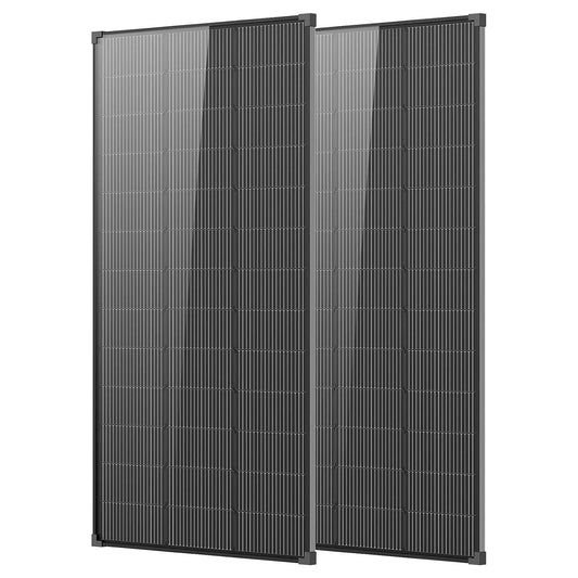 Zonnepaneel met 2 stuks 200 watt zonnepanelen 12V 18BB N-Type, 400 W
