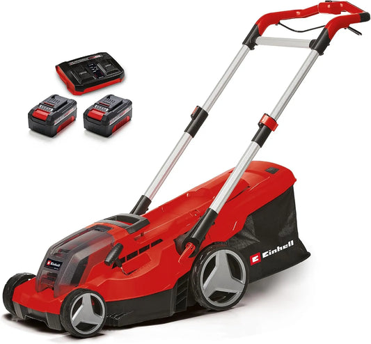 Grasmaaier, Einhell, 450 m2, 25 mm, 75 mm, 4.0 Ah, draadloze werking