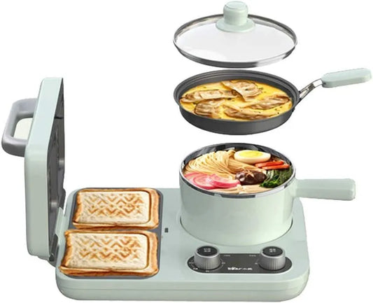Broodrooster met 3-in-1, 37,8 x 26,1 x 13,1 cm, 220 V, 50 Hz, 800 W, 400 W, 350 W en 700 W