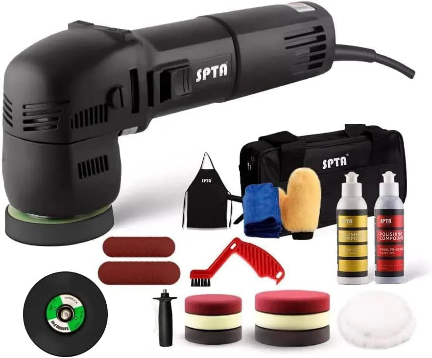 Polijstmachine, 3 Inch, 10mm, 780 W, Schuurschijven, Pad Conditioning Borstel, Scratch Remover