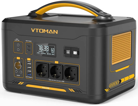 Draagbaar powerstation, Jump 2200, 4400 W, 1548Wh, 100 W, 3096Wh, LiFePO4-batterij