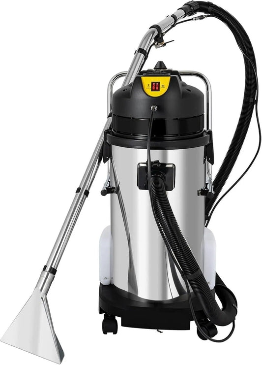 Nat- en droogzuiger, 3-in-1 draagbare nat-droogzuiger met hogedrukspuit, 6 reinigingsaccessoires 20L