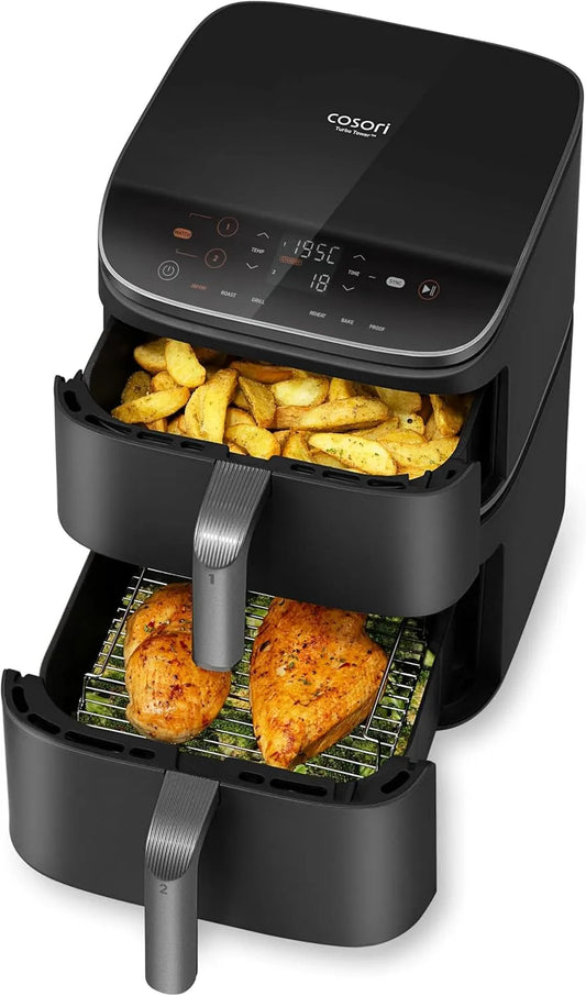 Airfryer, 10,8 l, TurboBlaze-Tech, COSORI Commercial Deep Fryer, nieuw design