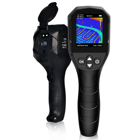 Camera, 240 x 240 TISR-infraroodcamera, 20 °C tot 550 °C, groot bereik voor industriële inspecties, nachtbewaking, 96 x 96 IR-resolutie