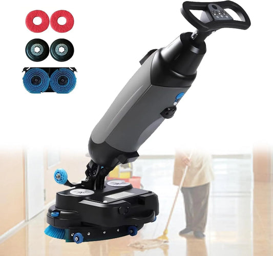 Vloerschrobmachine met 18 Inch, 1200 M2, 36V, 2 uur, 2-3 uur, 43 cm, 3-IN-1 en draadloze werking