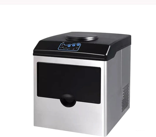 Machine met 25kg, geluidsarme werking en mobiele uitvoering, IJsmachine