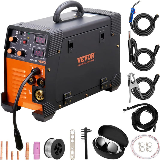 Lasapparaat, MIG/MMA/TIG, 50-250A, 0,6 mm, IP21S, 3-in-1