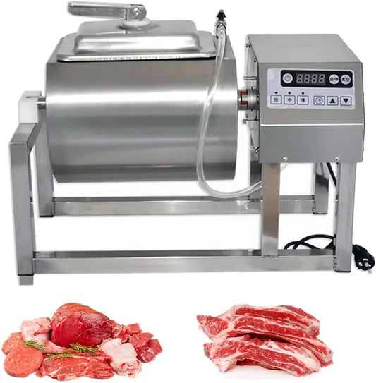 Machine, 16,3 kg, bidirectionele rotatie en timer voor kip, biefstuk, varkensvlees, groenten en gedroogd vle