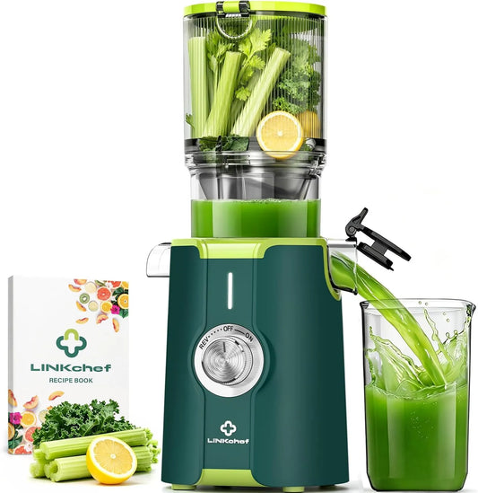 Reiniger, 200 W, groente en fruit, bliksemreiniger, BPA-vrij, testwinnaar met 115 mm grote, sapcentrifuge voor hele vruchten/groenten, eenvoudige