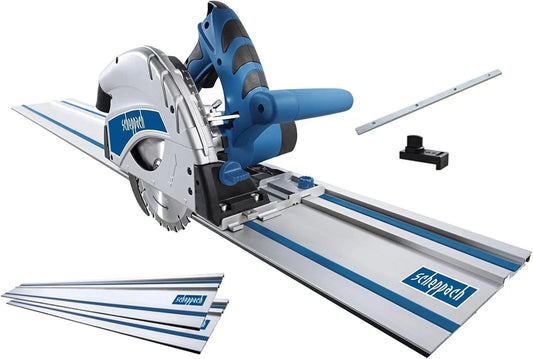 Scheppach Cirkelzaag PL55/5901802915 met 1200 W, 55 mm, 160 mm, aluminium en blauw