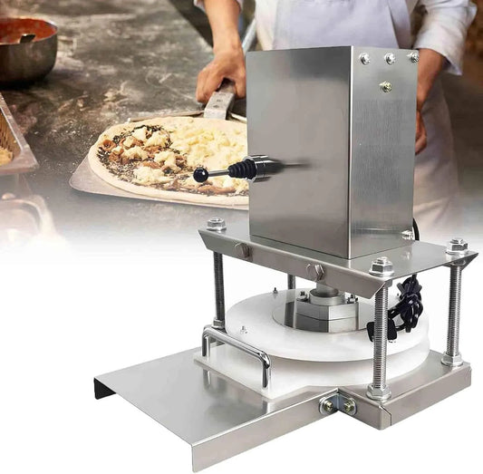 En Pizza Machine met 30 cm, geluidsarme werking en RVS, Elektrische pers Commercieel