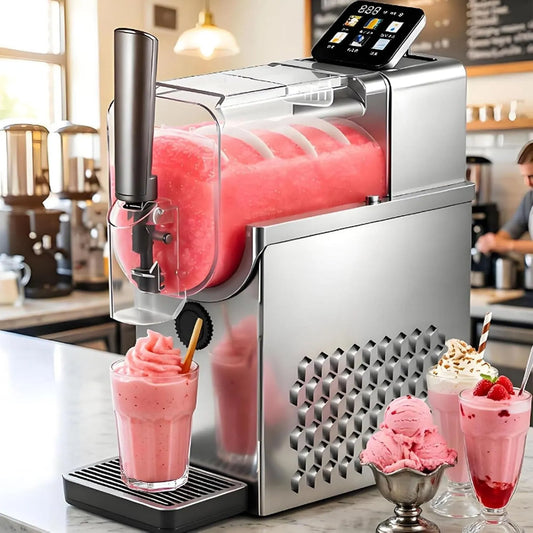 Machine, All-in-one slushie-machine, 360°-menging 220V, 2,3 l