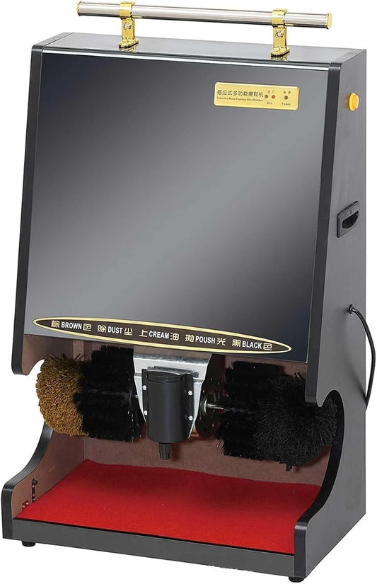Machine met 50 x 29 x 82 cm, 110V, 220V en 60 dB, Automatische inductieschoenpoetsmachine
