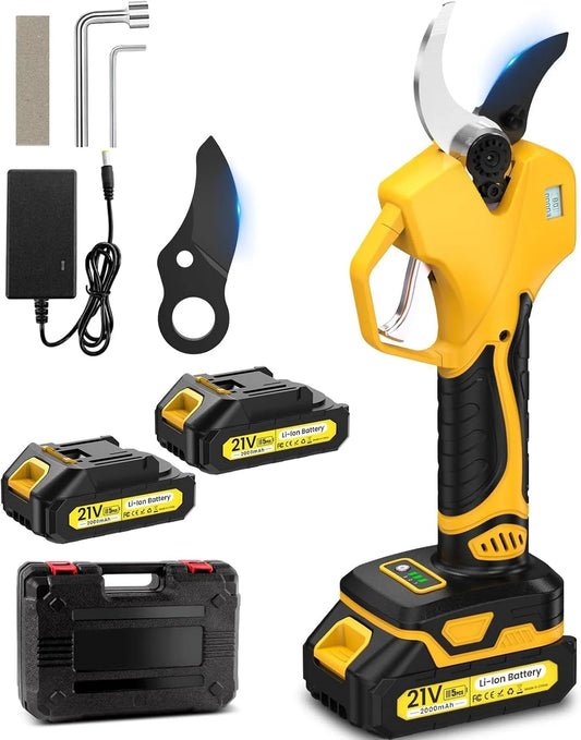 Elektrische snoeischaar x2 SK7 met 1000 W, 50 mm, 21V, 6-10 uur en slaapstand
