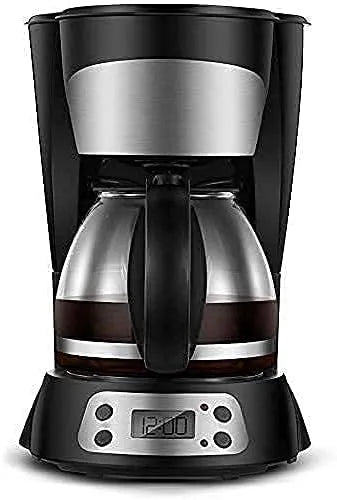 Espressomachine met timer, 24 uur, 750 ml, waterreservoir en transparant