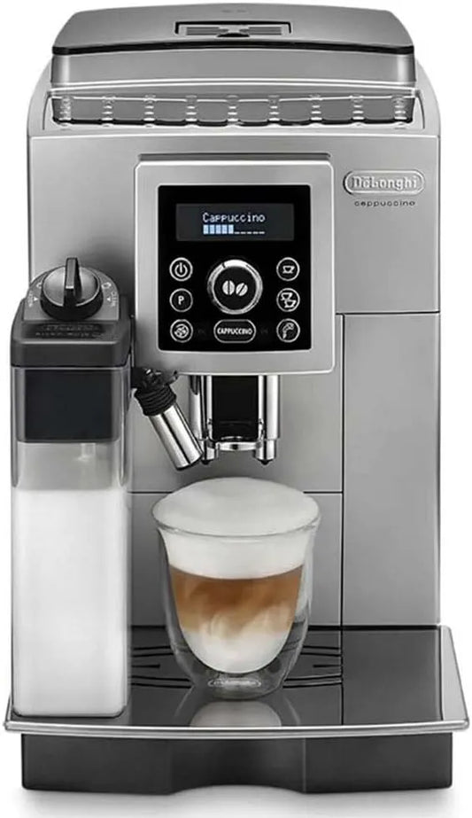 De'Longhi Espressomachine met 15 bar, 1,8 l, waterreservoir, zwart en zilver