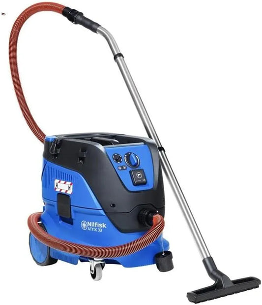 Nilfisk ATTIX 33-2H PC 30L 1400 W zwart met 30L, 75 l, zwart en blauw