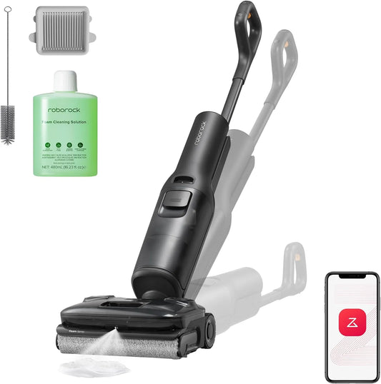 Roborock F25 ACE Pro Nat- en Droogstofzuiger F25 met 25.000 Pa, 12,5 cm, 60 minuten en hogedrukstoom