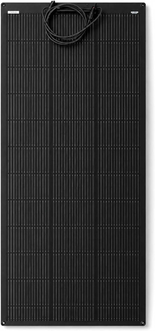 Zonnepaneel, 1355 x 590 x 3 mm, 150 W, 4,5 kg, 7,71 A, monokristallijn zonnepaneel, all-zwart
